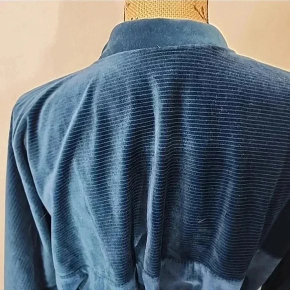 CHRISTIAN Dior Vintage Blue Robe - Picture 9 of 10